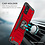 Ntech Hoesje Geschikt Voor Samsung Galaxy A51 Hoesje - Heavy Duty Armor hoesje Rood - Galaxy A51 silicone TPU hybride hoesje Kickstand ringhouder met Magnetisch Auto Mount