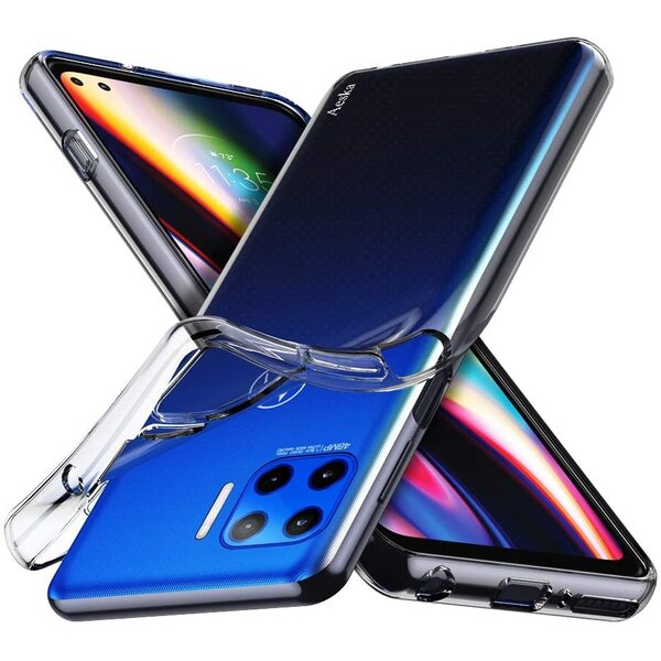 Ntech Hoesje geschikt voor Motorola Moto G100 Hoesje Transparant silicone hoesje / Hoesje geschikt voor Moto G100 / Hoesje geschikt voor Moto Edge S hoesje backcover Clear TPU Case