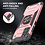 Ntech Hoesje Geschikt Voor Samsung Galaxy S20 Plus Hoesje - Heavy Duty Armor hoesje Rose Goud - Galaxy S20 Plus silicone TPU hybride hoesje Kickstand ringhouder met Magnetisch Auto Mount