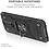 Ntech Xiaomi Redmi Note 8 Pro Hoesje - Heavy Duty Armor hoesje Zwart - Redmi Note 8 Pro silicone TPU 360-Degree hybride hoesje Kickstand ringhouder met Magnetisch Auto Mount