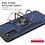 Ntech Hoesje Geschikt Voor Samsung Galaxy A41 Hoesje - Heavy Duty Armor hoesje Blauw - Galaxy A41 silicone TPU 360-Degree hybride hoesje Kickstand ringhouder met Magnetisch Auto Mount