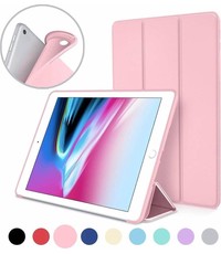 Merkloos iPad 2019 10.2 Smart Cover Case Licht Roze