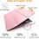 Merkloos iPad 2019 10.2 Smart Cover Case Licht Roze