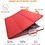 Merkloos iPad 10.2 Inch Smart Cover Case Rood