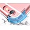 Ntech Hoesje Geschikt Voor Samsung Galaxy A70 Hoesje transparant silicone met Koord - Galaxy A70 Koord hoesje draagkoord TPU backcover - Zwart