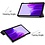 Ntech Hoes Geschikt voor Samsung Galaxy Tab A7 hoes - (2020/2022) - Dont Touch Me Trifold smart cover Kunstleer bookcase