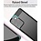 Ntech Hoesje Geschikt Voor Samsung Galaxy S21 Ultra hoesje Geborsteld siliconen - Galaxy S21 Ultra hoesje Brushed Rugged TPU Cover Zwart