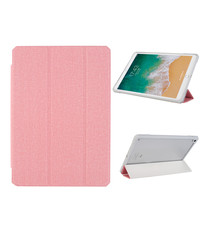 Ntech Samsung Galaxy Tab A7 Bookcase Pink Trifold
