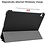 Ntech Hoes geschikt voor iPad Air 2020 (10,9 inch) Bookcase - Trifold Smart hoesje Zwart