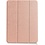 Ntech Hoes geschikt voor iPad Air 2020 (10,9 inch) Bookcase - Trifold Smart hoesje Rosegoud