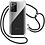 Ntech Hoesje Geschikt Voor Samsung Galaxy Note 20 Ultra Hoesje met Koord transparant silicone case - Galaxy Note 20 Ultra Koord hoesje draagkoord TPU backcover - Zwart