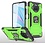 Ntech Hoesje Geschikt voor Xiaomi Redmi Note 9 5G/Note 9T 5G Hoesje - Heavy Duty Armor hoesje Licht Groen - Redmi Note 9 5G/Note 9T 5G hoesje 360-Degree hybride hoesje ringhouder