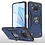 Ntech Hoesje Geschikt voor Xiaomi Redmi Note 9 5G/Note 9T 5G Hoesje - Heavy Duty Armor hoesje Blauw - Redmi Note 9 5G/Note 9T 5G hoesje 360-Degree hybride hoesje ringhouder