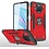 Ntech Hoesje Geschikt voor Xiaomi Redmi Note 9 5G/Note 9T 5G Hoesje - Heavy Duty Armor hoesje Rood - Redmi Note 9 5G/Note 9T 5G hoesje 360-Degree hybride hoesje ringhouder