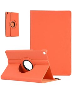 Ntech Samsung Galaxy Tab A7 Bookcase Galaxy Tab A7 draaibare Oranje