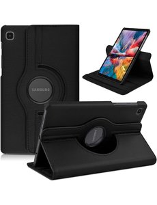 Ntech Samsung Tab A7 Lite Hoes bookcase  - Galaxy Tab A7 Lite hoes 8.7 360 draaibare case Hoesje - Zwart