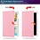 Ntech Samsung Tab A7 Lite Hoes bookcase  - Galaxy Tab A7 Lite hoes 8.7 360 draaibare case Hoesje - Licht Rose