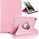 Ntech Samsung Tab A7 Lite Hoes bookcase  - Galaxy Tab A7 Lite hoes 8.7 360 draaibare case Hoesje - Licht Rose