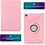 Ntech Samsung Tab A7 Lite Hoes bookcase  - Galaxy Tab A7 Lite hoes 8.7 360 draaibare case Hoesje - Licht Rose