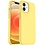 Ntech Hoesje Geschikt voor iPhone 12 / 12 Pro silicone - Nano Liquid siliconen Backcover - Geel