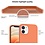 Ntech  Hoesje Geschikt voor iPhone 12 Mini hoesje silicone - Hoesje Geschikt voor iPhone 12 Mini case - Nano Liquid siliconen Backcover - Oranje