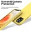 Ntech  Hoesje Geschikt voor iPhone 12 Mini hoesje silicone - Hoesje Geschikt voor iPhone 12 Mini case - Nano Liquid siliconen Backcover - Geel