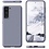 Ntech Hoesje Hoesje Geschikt Voor Samsung Galaxy S21 silicone - Hoesje Geschikt Voor Samsung Galaxy S21 hoesje Lavender  - Cover s21 - hoesje S21 Nano Liquid siliconen Backcover