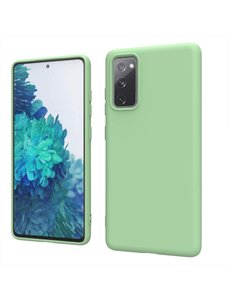 Ntech Samsung Galaxy S20 FE hoesje Nano Liquid siliconen Groen