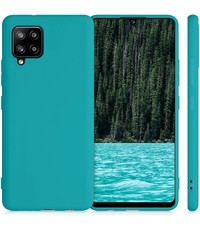 Ntech Samsung A42 hoesje - A42 5G hoesje Pine Groen - Samsung Galaxy A42 hoesje Nano Liquid siliconen Backcover- hoesje Samsung A42