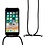 Merkloos  Shock hoesje met zwart koord iPhone SE 2020