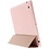 Merkloos  iPad hoes 2017 / iPad hoes 2018 iPad hoes (9.7 inch) - Tri-Fold Book Case - (zalm)roze - magnetisch - automatisch aan/uit - iPad cover 9.7 inch - ipad 2017 hoes - ipad 2018 hoes