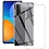 Ntech Geschikt voor Huawei P Smart 2021 hoesje shock proof transparant - Psmart 2021 Silicone hoesje - Hoesje Geschikt voor Huawei PSmart 2021 -met Screenprotector Psmart 2021 2 pack