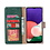 Ntech Hoesje Geschikt Voor Samsung Galaxy A22 hoesje bookcase Groen - Hoesje Geschikt Voor Samsung Galaxy A22 5G hoesje portemonnee wallet case - Hoesje A22 5G book case hoes cover