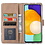 Ntech Samsung A52s Hoesje  Luipaard - Galaxy A52 5G / 4G Hoesje Luipaard - Galaxy A52 5G / 4G Boek Hoesje / Portemonnee cover - Luipaard hoesje Samsung A52