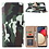 Ntech Hoesje Geschikt Voor Samsung Galaxy A02S Hoesje Camouflage Legerprint - Hoesje Geschikt Voor Samsung Galaxy A02s Boekcase Hoesje / Portemonnee cover - Camouflage Legerprint Hoesje Geschikt Voor Samsung Galaxy A02s