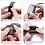 Ntech Apple Watch 44 mm Screenprotector + Apple Watch Hoesje - 4/5/6/SE 44 mm Siliconen hoes TPU Case Transparant / zwart - Volledige 360 Graden Bescherming - Ntech