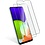 Ntech  Hoesje Geschikt Voor Samsung Galaxy A22 4G hoesje bookcase Zwart Met screenprotector / 2X tempered glass