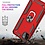 Ntech Hoesje Geschikt Voor Samsung Galaxy A22 Hoesje Anti-Shock Hybrid Armor hoesje Rood - Hoesje Geschikt Voor Samsung Galaxy A22 5G kickstand Ring houder TPU backcover hoesje - met screenprotector Galaxy A22 5G - 2 pack