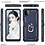 Ntech Hoesje Geschikt Voor Samsung Galaxy A22 Hoesje Anti-Shock Hybrid Armor hoesje Blauw - Hoesje Geschikt Voor Samsung Galaxy A22 5G kickstand Ring houder TPU backcover hoesje - met screenprotector Galaxy A22 5G - 2 pack