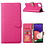 Ntech Hoesje Geschikt Voor Samsung Galaxy A22 hoesje bookcase Pink - Hoesje Geschikt Voor Samsung Galaxy A22 5G hoesje portemonnee wallet case - Hoesje A22 5G book case hoes cover