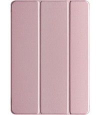 Merkloos Apple iPad 10.2 2019 / 2020 Tri-Fold Book Case met Standaard Roze