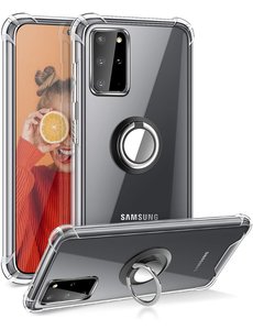 Ntech Samsung Galaxy S20 Plus met Ring houder en standaard