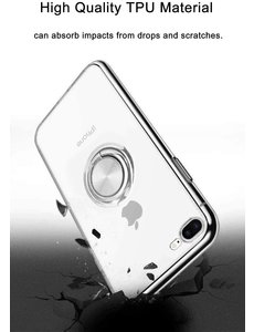 Ntech iPhone 7 / 8 hoesje - Luxe TPU Backcover - Apple iPhone 8 / 7 hoesje met Ring houder / Ring vinger houder / standaard