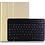 Merkloos Samsung Galaxy Tab A7 Hoes - (2020/2022) - (10.4'') Smart Keyboard Case Goud - Magnetically Detachable - Wireless Bluetooth met toetsenbord en Stylus Pen
