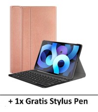 Merkloos Samsung Galaxy Tab A7 Smart Keyboard Case Roségoud