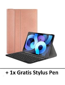 Merkloos Samsung Galaxy Tab A7 Smart Keyboard Case Roségoud