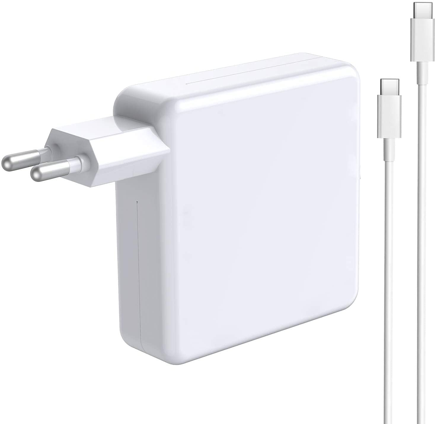 Oplader MacBook Air / Pro USB C Oplader - Ntech Oplader voor MacBook Pro 13 inch Oplader (2020 / 2019 / 2018 / 2017 / 2016) - USB C 61W Adapter Phonecompleet.nl