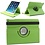 Merkloos Apple iPad Air 2 Swivel Case, 360 graden draaibare Hoes, Cover met Multi-stand - Kleur Groen, hoesje Apple iPad, iPad hoes