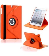 Merkloos Apple iPad Air 2 Swivel Case, 360 graden draaibare Hoes, Cover met Multi-stand - Kleur Oranje, hoesje Apple iPad, iPad hoes