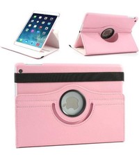 Merkloos Apple iPad Air 2 Swivel Case, 360 graden draaibare Hoes, Cover met Multi-stand - Kleur Roze, hoesje Apple iPad, iPad hoes